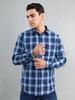 MONTE CARLO Men's Regular Fit Check Full Sleeve Shirt