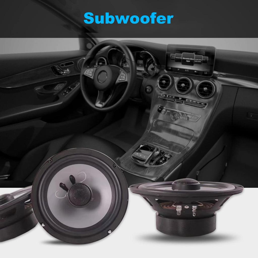 GoolRC 1 Pair Universal Audio 40W Power Reference Inch Car Horn Stereo Audio Coaxial Speaker System 6.5