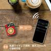 MUZEN Button Bluetooth Mini Retro Gift 2nd Speaker, Size, Wireless, Style, Cute, (Red, Generation)