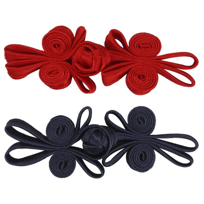 Cheongsam Frog Buttons Closure Sewing Fasteners for Sweater Coat Cheongsam Traditional Handcraft Accessories