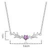 Antlers Necklace Women's Vermiculite Collar Chain Female Jewelry
