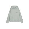 Essentials Pullover Hoodie Green/Concrete Solid Color Logo Fleece Pullover Hooded American-Style Heavyweight Sweatshirt UnisexFOG-FW21-107