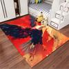 Fiery Eagle Flying Design Suitable As a Non-slip Mat for the Living Room or Bedroom Sofa
