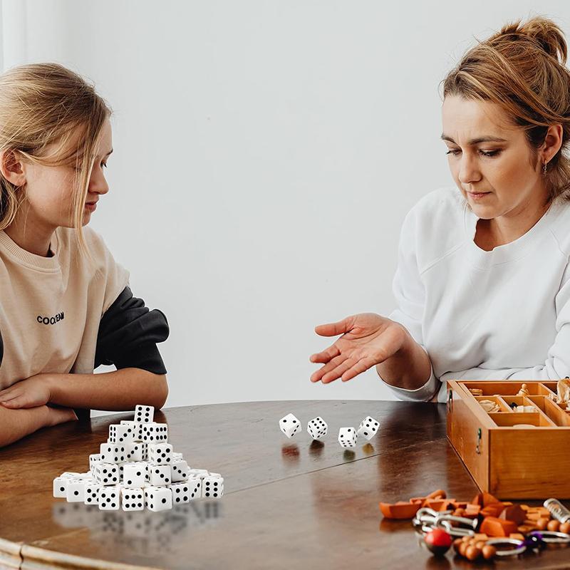 300pcs Dices Colorful 8mm Right Angle Entertainment Supplies Leisure Table Game Props Dafabet for Festival Party Bar TMZ