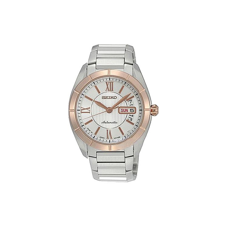 SEIKO Presage Automatic Mechanical Movement Stainless Steel Strap Watch 39 Men's Watches White Dial SRP178J1