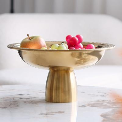 Stainless Steel Square Storage Tray, Metal Pleated Artistic Fruit Tray, Living Room Desktop Decoration, Tableware, Kitchen