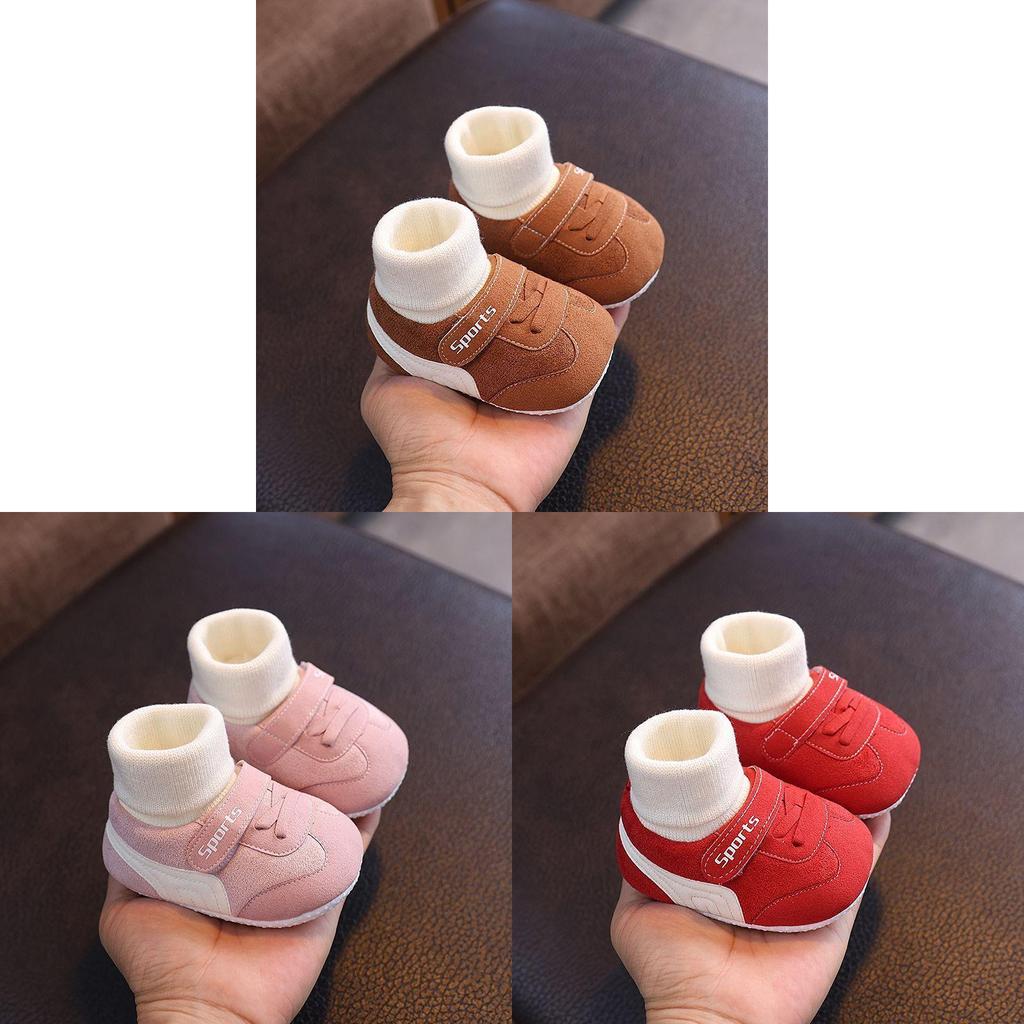 Baby Walking Shoes For Soft Sole Non Slip Cotton Toddler Footwear For Newborns
