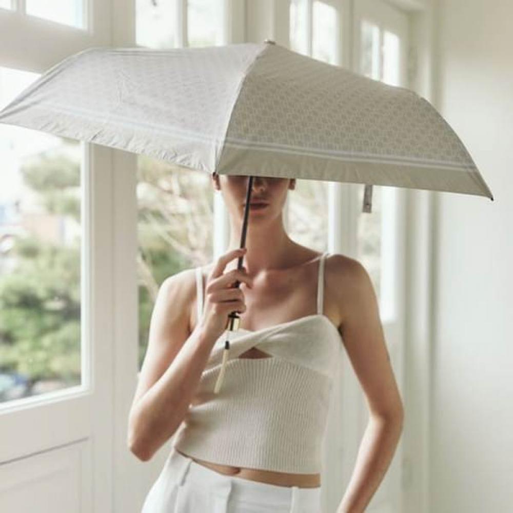 

Daks Beige Dd Pattern Umbrella CAn Be Used As An Umbrella Dbum6e501i2 Single option