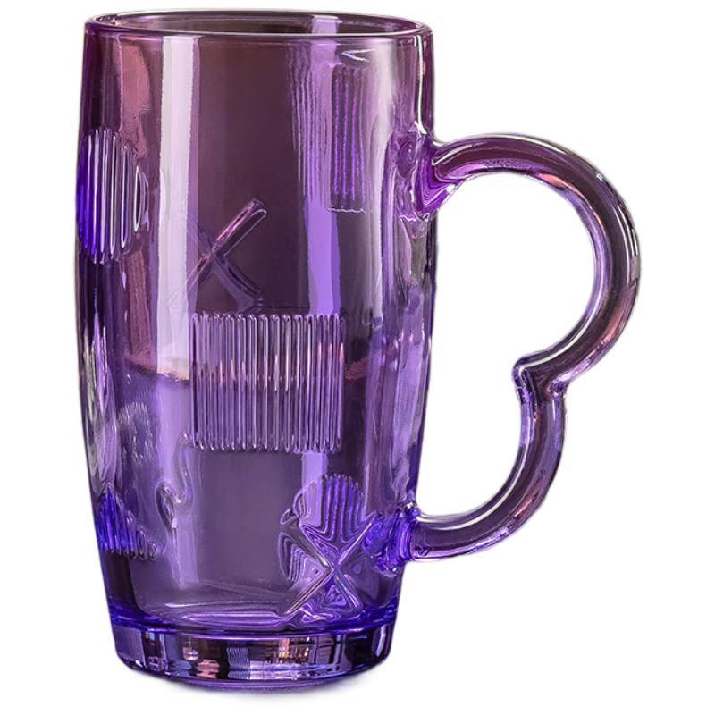 

CRISTALGLASS Premium Heat-Resistant Glass Mug with Handle