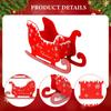 Schlitten Ornament Weihnachtsdeko Schmuck Anhänger Geburtstagsgeschenk Schlitten Figur für Party
