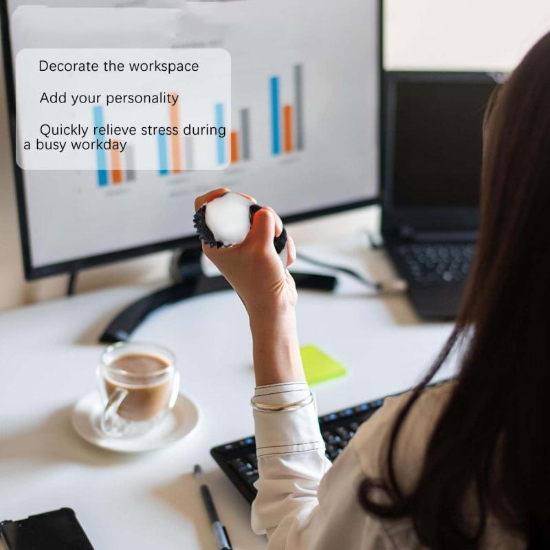 Mačkací hračka na odbourání stresu Hamburger Sušenky k mačkání Hračka na uvolnění napětí Relaxace úzkosti Kancelářská stolní dekorace