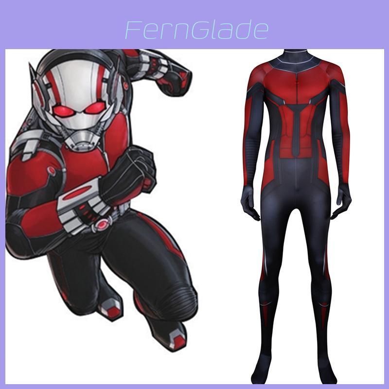 Colanți Cosplay Zentai Exquiziți Ant-Man Scott Pentru Adulți Și Copii Petrecere de Halloween