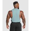 Gymshark Critical Drop Arm Tank Celeste Blue A1a2r Udbp