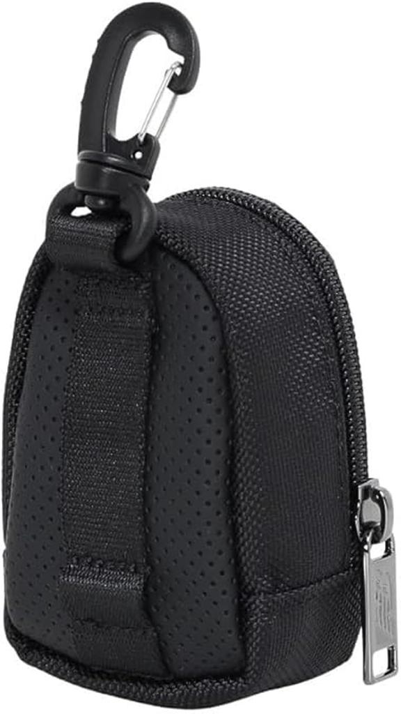 New Balance Golf Ball Holder [Synthetic Leather Series] (Holds 2 Balls) / 012-5284004 010_Black FR