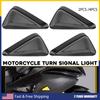 Motorcycle Signal Turn For Light Honda Yamaha Kawasaki White&Amber Universal