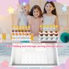 1/2Pcs Hole Cake Pop Stand Candy Display Wooden Stand 3 Tier 15 Holes Candy Lollipop Stand Wedding Party Dessert Placement