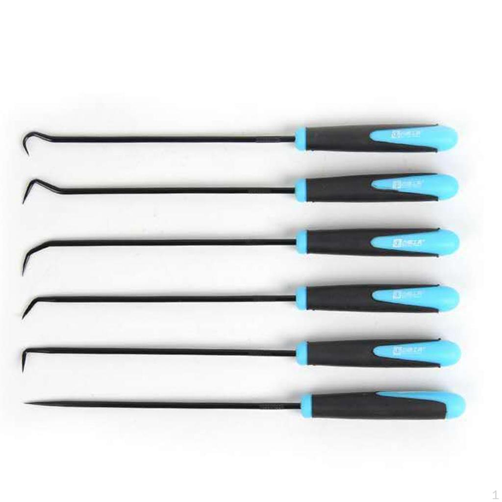 6x Car Oil Seal Hook Puller Remover Pick and Set 24cm for Industrial