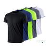 Men's Quick Dry Short Sleeve Gym Running Moisture Wicking Round Neck T-Shirt Training Exercise Gym Sport Shirt Tops Lightweight