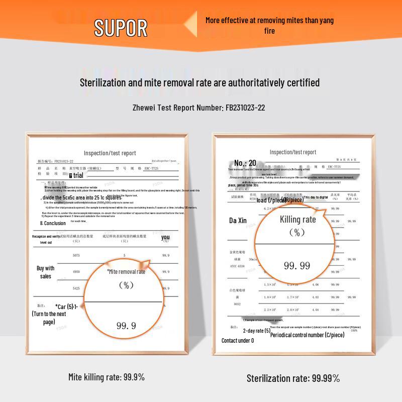 Supor Handheld UV Mite Remover & Bed Vacuum