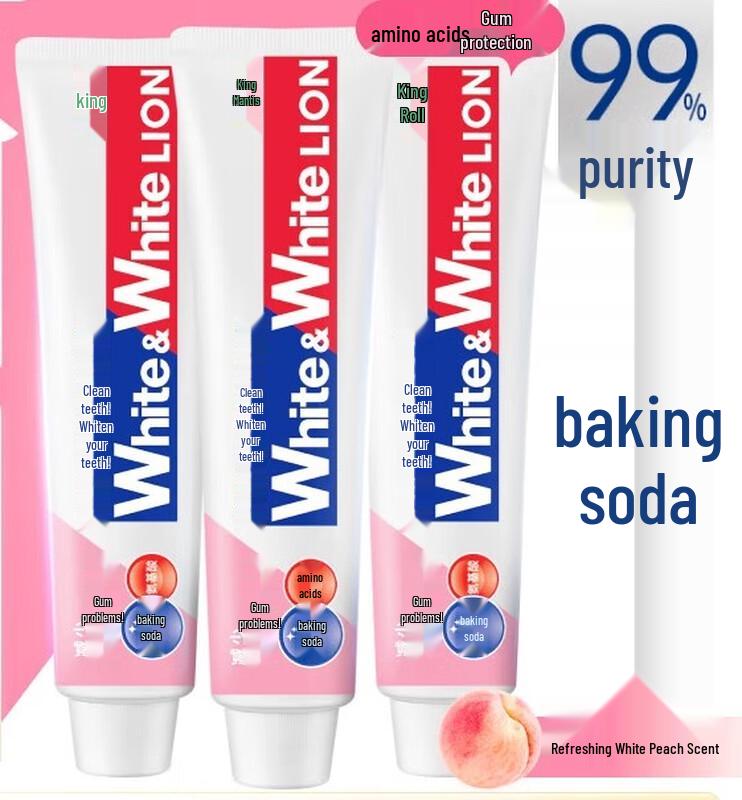 

Lion King Baking Soda Whitening Fluoride Toothpaste