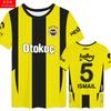 Místský Super Fenerbahce Tým Dzeko Fotbalové Tričko Pánské Dámské Fanoušci Krátký Rukáv Tričko 3D Tištěné Dětské Sportovní Tričko Oblečení
