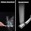 300Hole Chrome Ultra Strong Pressurized Shower Head Square Handheld Pressurized Shower Head Water Saving Shower Head