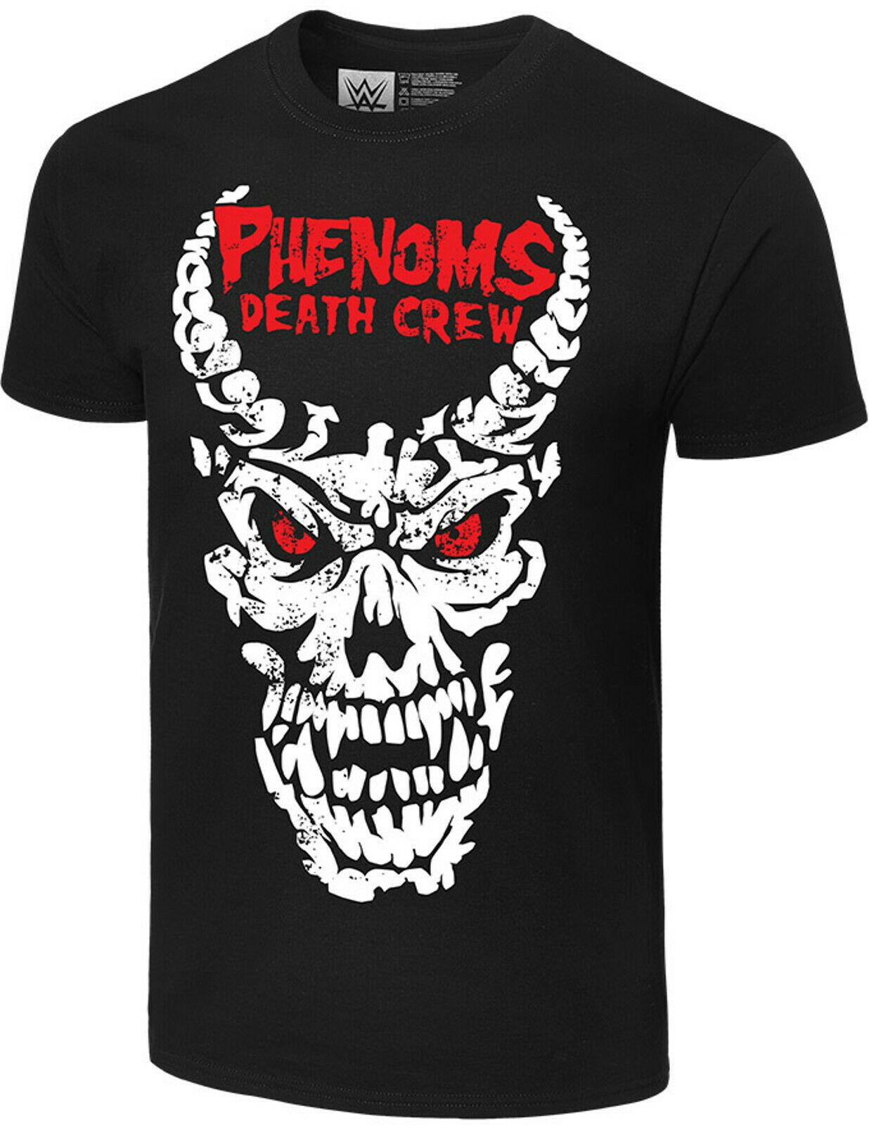 

WWE UNDERTAKER Phenoms Смерть Экипаж OFFICIAL AUTHENTIC Мультфильм Streetwear Повседневная футболка Винтаж Уютный Ти Рубашки