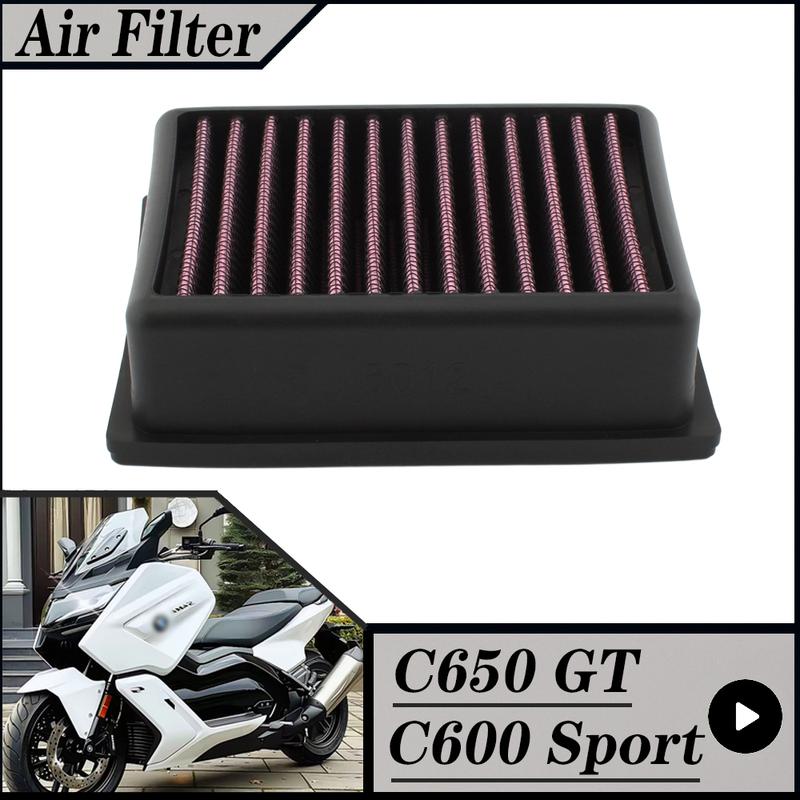 FOR BMW C650GT 2012-2020  C600 Sport 2012-2018  Motorcycle High Flow Air Filter Intake Cleaner C650 GT C600Sport