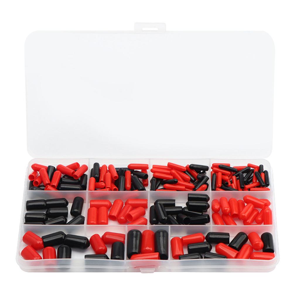 Versatile 160pcs Electrical Insulation Sleeve set with 9 Size Comprehensive Insulation Boots for Wiring & Piping Safety