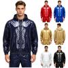 S-3XL Heren Hooded Waterdicht Jack Lange Mouw Ritssluiting Voorkant Regenjas Windjack voor Fietsen Vissen Wandelen Buiten Sporten