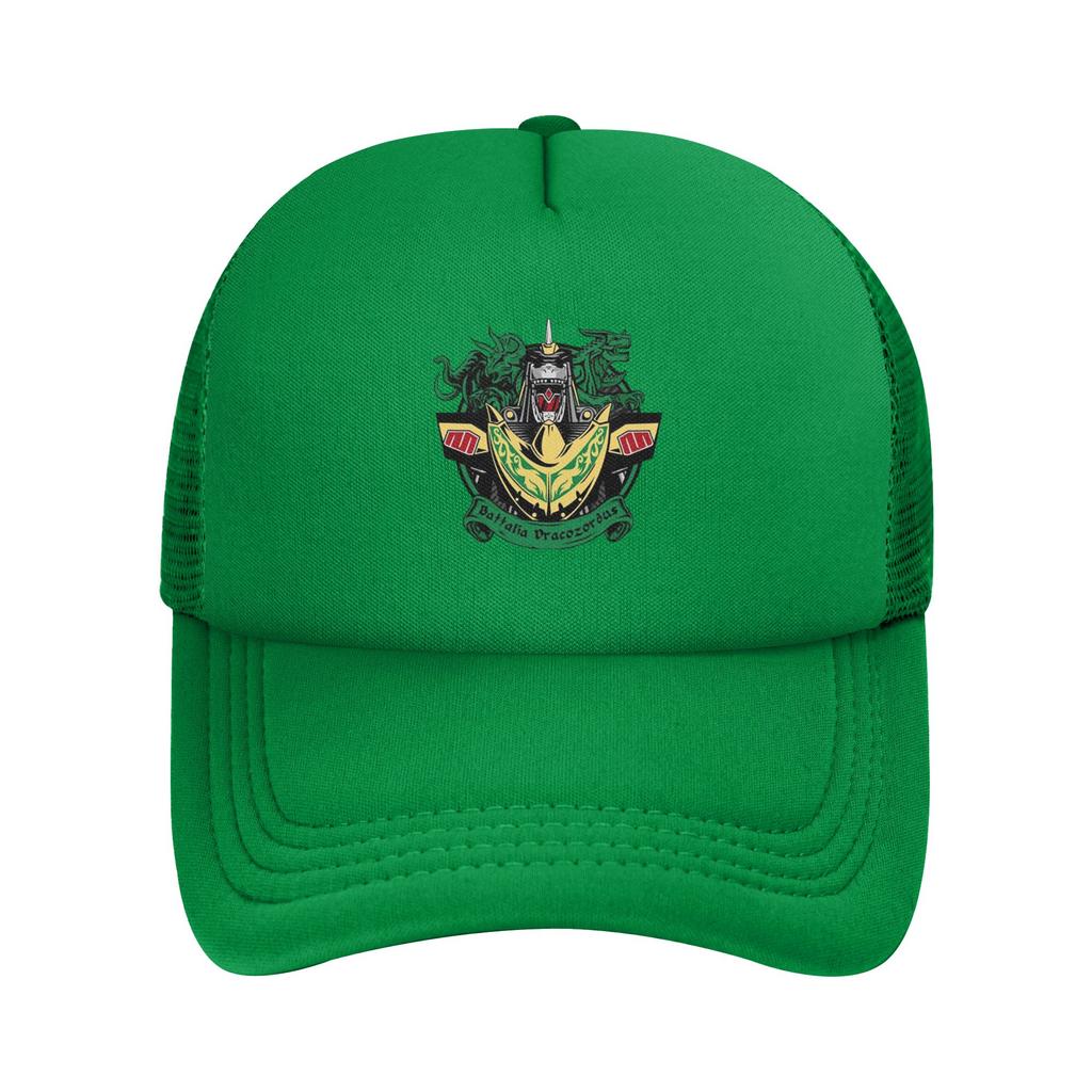 Mighty Morphin Power Rangers Trucker Hat Adult Outdoor Mesh Baseball Caps Polyester Adjustable Fishing Hat