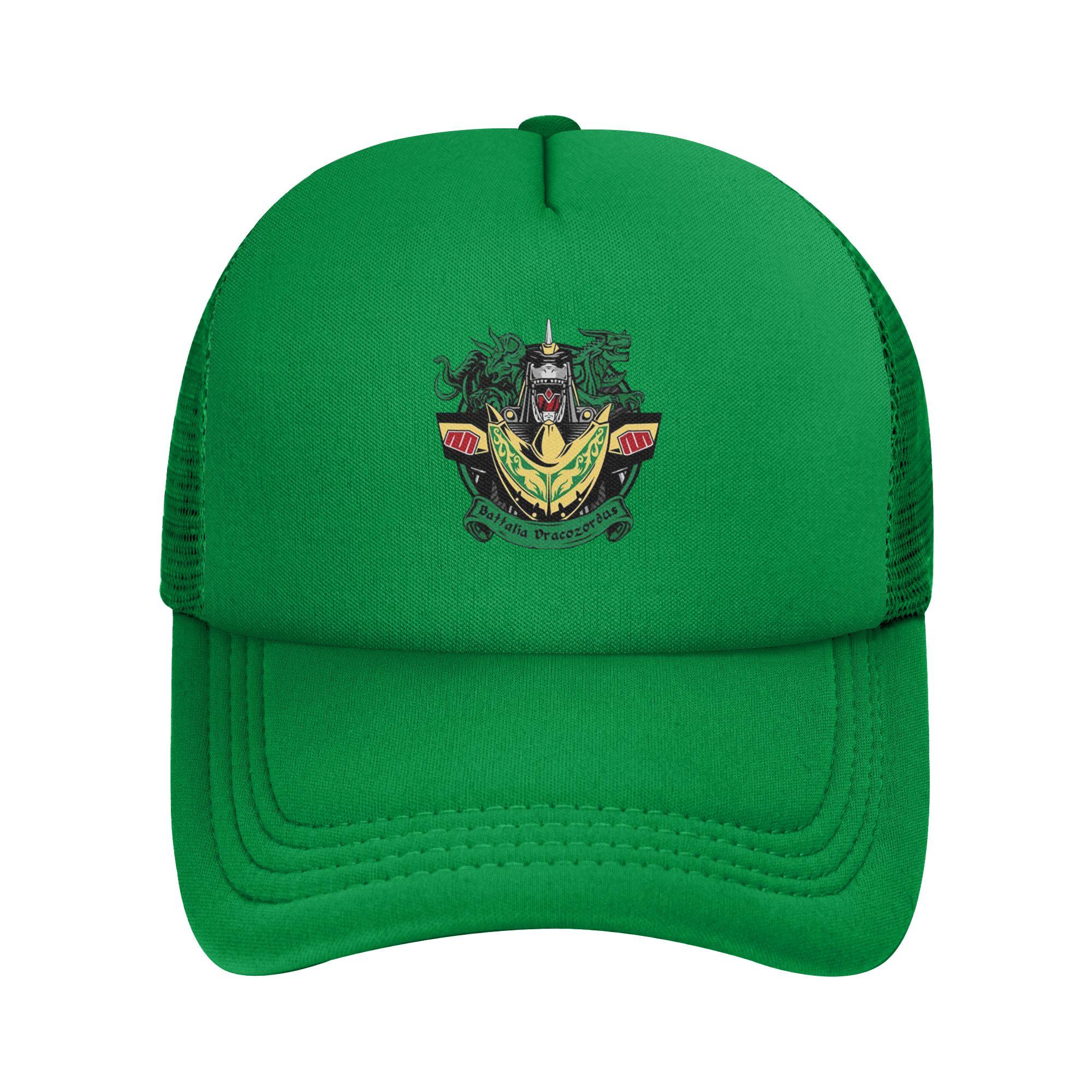 Knighthood Power Rangers Trucker Caps Unisex Fashion Mesh Baseball Caps Polyester Adjustable Sun Caps One Size
