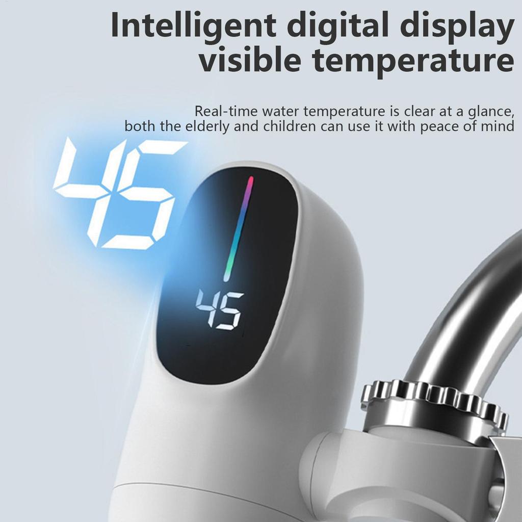 Instant Hot Water Faucet Electric Kitchen Bathroom Fast Heating Tap Water Faucet Tap Accessories for Restroom Hotel Kitchen