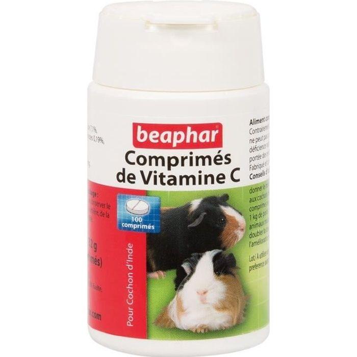 BEAPHAR Comprimés de vitamine C - Pour cochon d'Inde