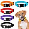 Nylon Webbing Pet Collars Dog Durable Necklace Small Medium Dogs Adjustable Heavy Duty Comfortable Neck Band Puppy Accessories