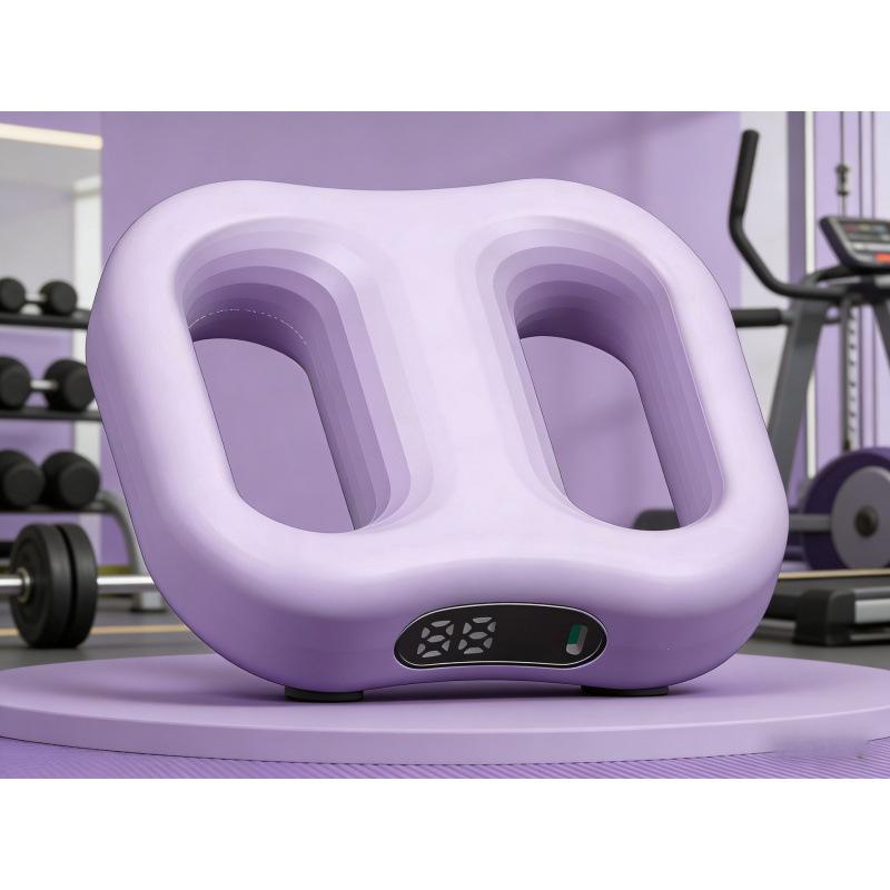 1 Set Muscle Relief And Relaxation Portable Vibration Dual Ring Fascia Massager With Belt Fat Loss Body Slimming