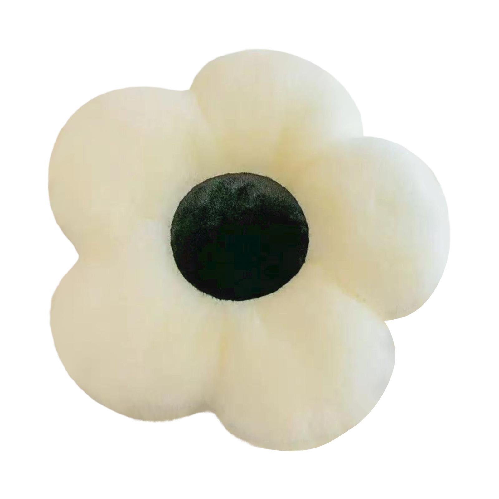 Flower Shaped Round Plush Chair Cushion, Seat Cushion Pillow One Size бежевый