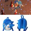 Sonic Plüsch Schultasche Bunter und Modischer Rucksack für Kleinkinder und Kinder