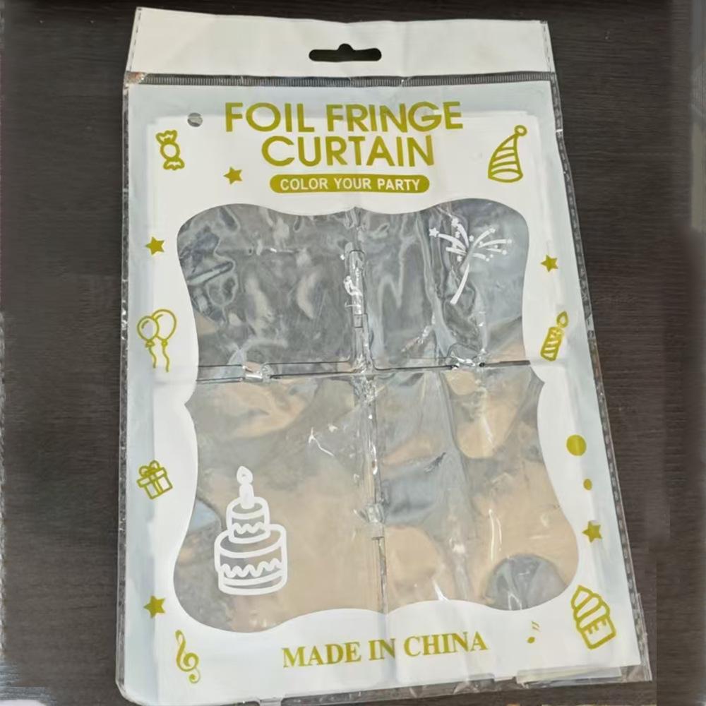 1*2M Rain Curtain: Birthday, Wedding, Stage Decoration Ribbon Strips