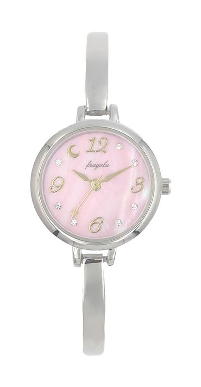 Fragola Star Hands Bracelet Watch PK Silver [Follow] H04924A-4 Women's