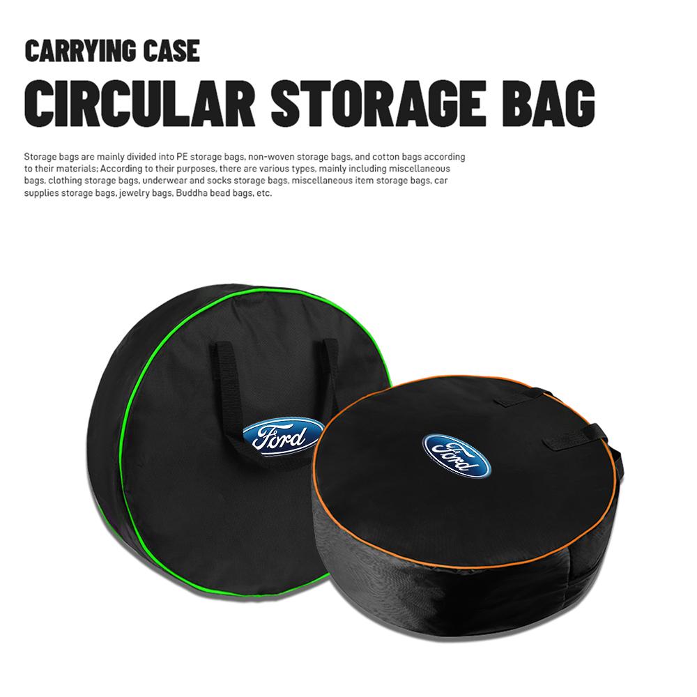 cvufy2 Car Oxford Cloth Trunk Large Capacity Storage Bag Organizer Auto Accessories For Ford Ranger Mustang Kuga Mondeo Fiesta Explorer