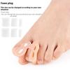 1Pair Orthopedic Bunion Corrector Silicone Hammer Toe Straightener with 6 Sponge Plugs Hallux Valgus Regulator Toe Separator