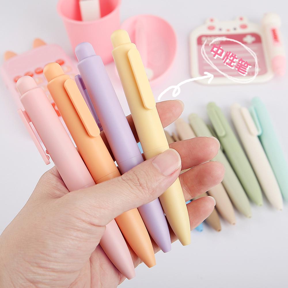 Mini Macaron Quick-Dry Chubby Pocket Pen