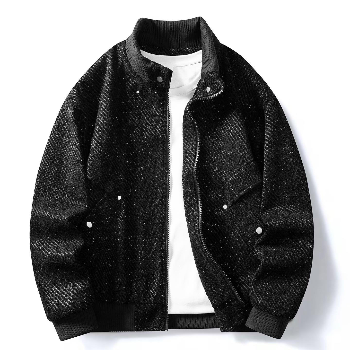 Толстая повседневная куртка Мужская деловая повседневная куртка с лацканами Куртка L