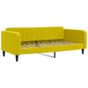 VidaXL Lit de repos jaune 90x200 cm velours 354091