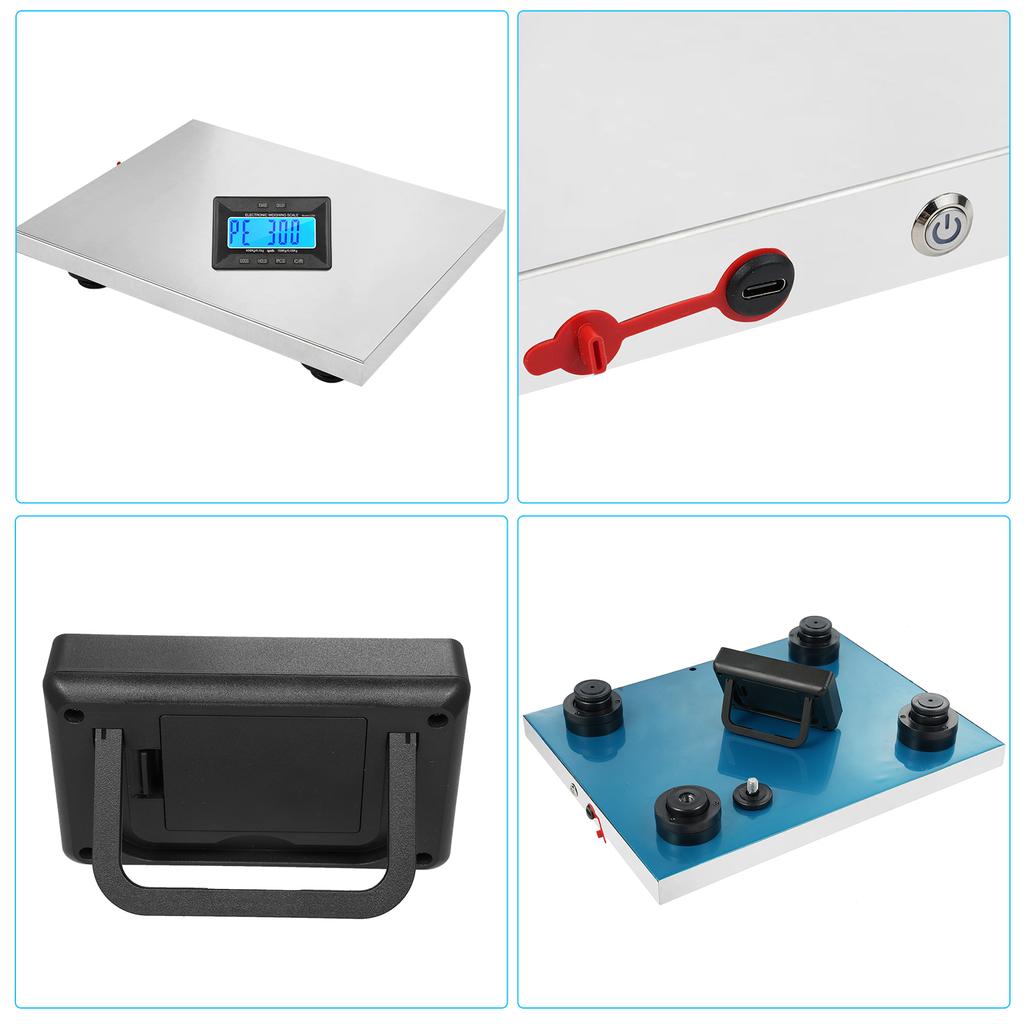 Shipping Scale 450kg/992lb Heavy Duty Postal Scale Stainless Steel