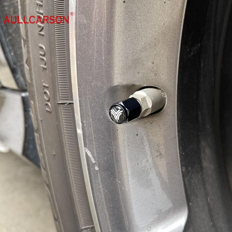 For Neta V U S Pro Car Wheel Tire Air Valve Caps Stem Cover With Brand Accessories Stem Caps1