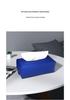 High-Grade Leather Car Tissue Box - Versatile Hanging & Pull-out Design for Simple Interior Storage