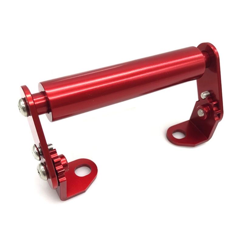 Motorcycle Handlebar Extender Clamp Frame Aluminum Extension Bracket Holder for Cellphone Speedometer with Screws