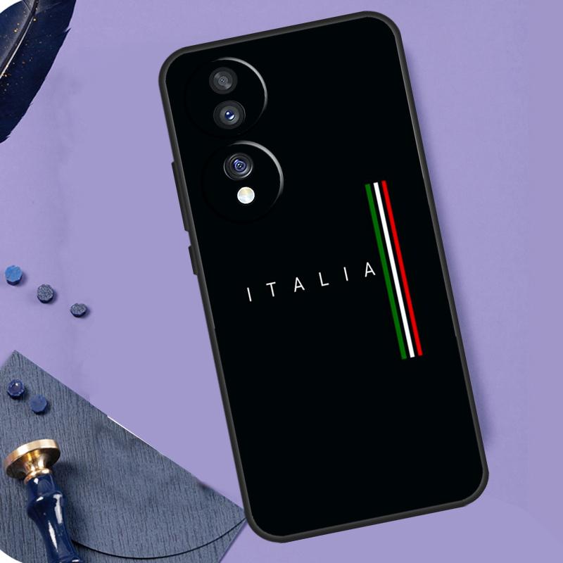 Italy Flag Vintage Italian Case For Honor 400 200 Pro 50 70 90 X9a X9b X9c X9d X8a X8b X8c Magic 7 Lite 5 6 8 Pro Coque